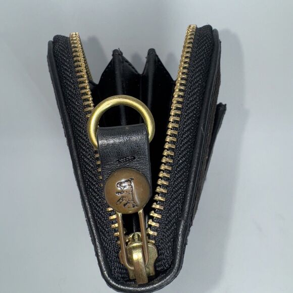 RARE NEW Y2K Original Juicy Couture Black Velour Scottie Dog Long Wallet 8" NWOT - Picture 3 of 12